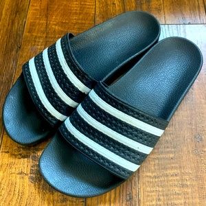 Adidas slides mens 10
